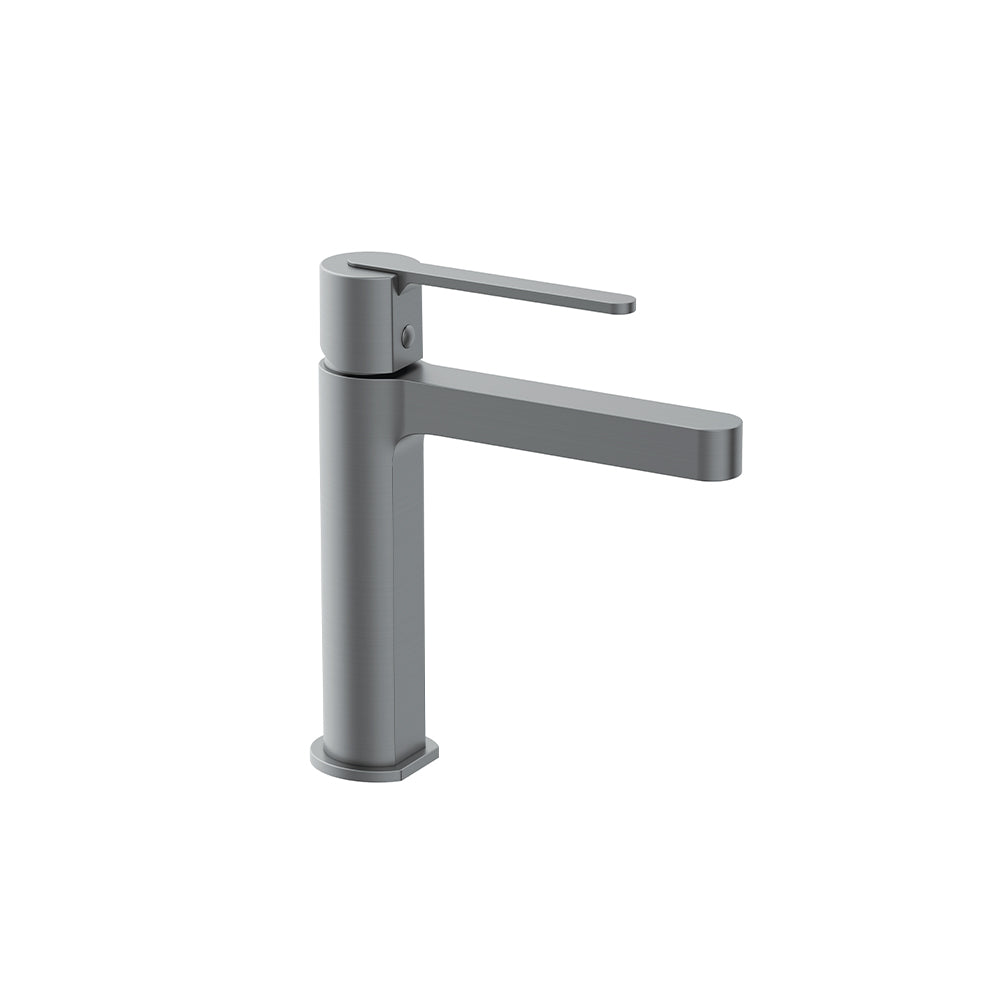 Orabella Marea Gun metal light - Single lever basin mixer