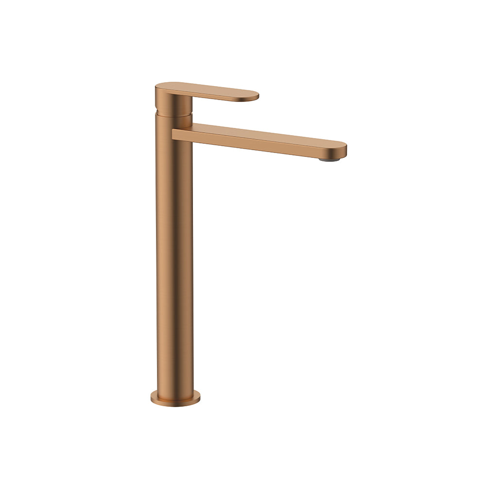 Orabella Aspen Rose gold - Single lever high riser basin mixer