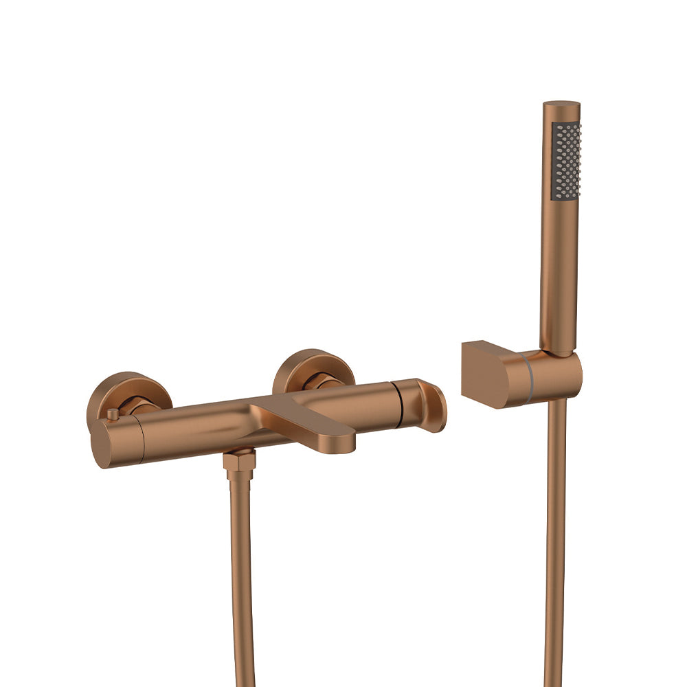 Orabella Aspen Rose gold - Single lever bath shower mixer