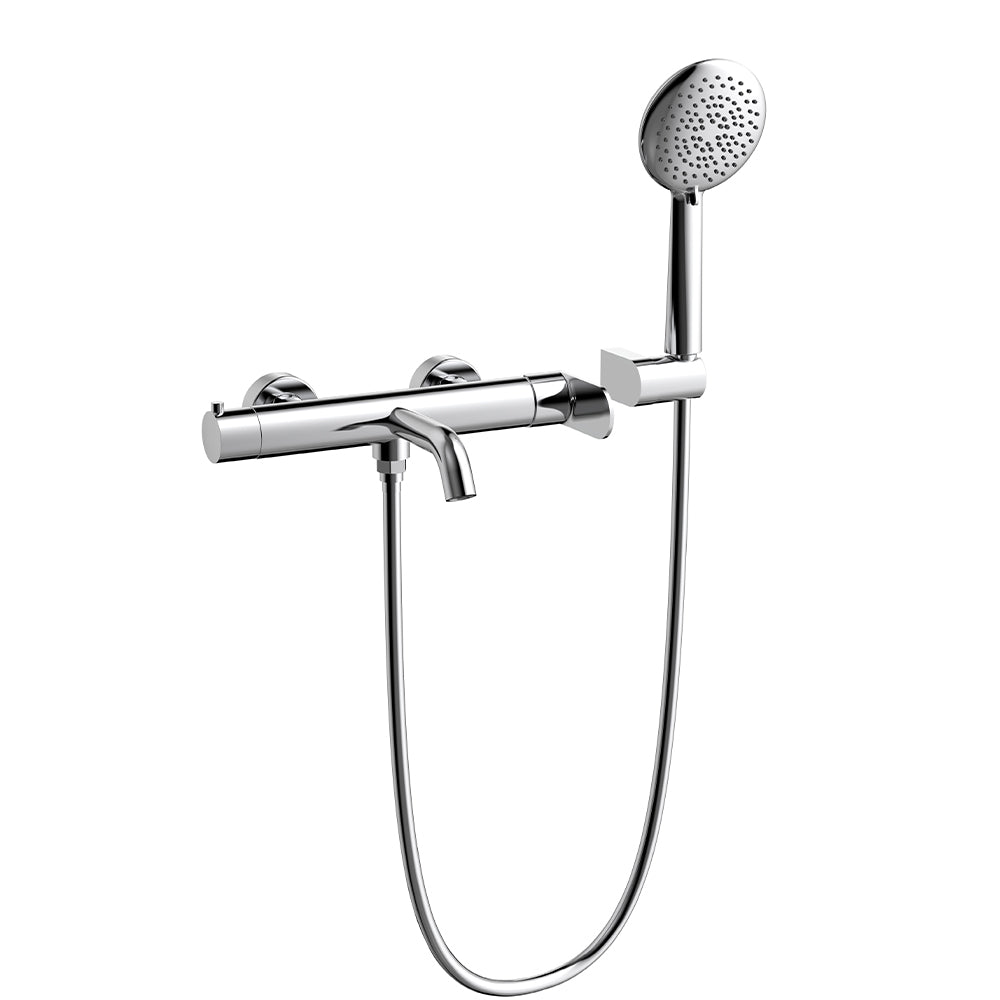 Orabella Oval - Single lever bath shower mixer Chrome