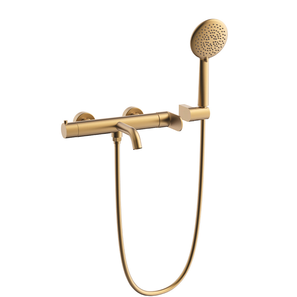 Orabella Oval Brushed gold - bath shower mixer mixer