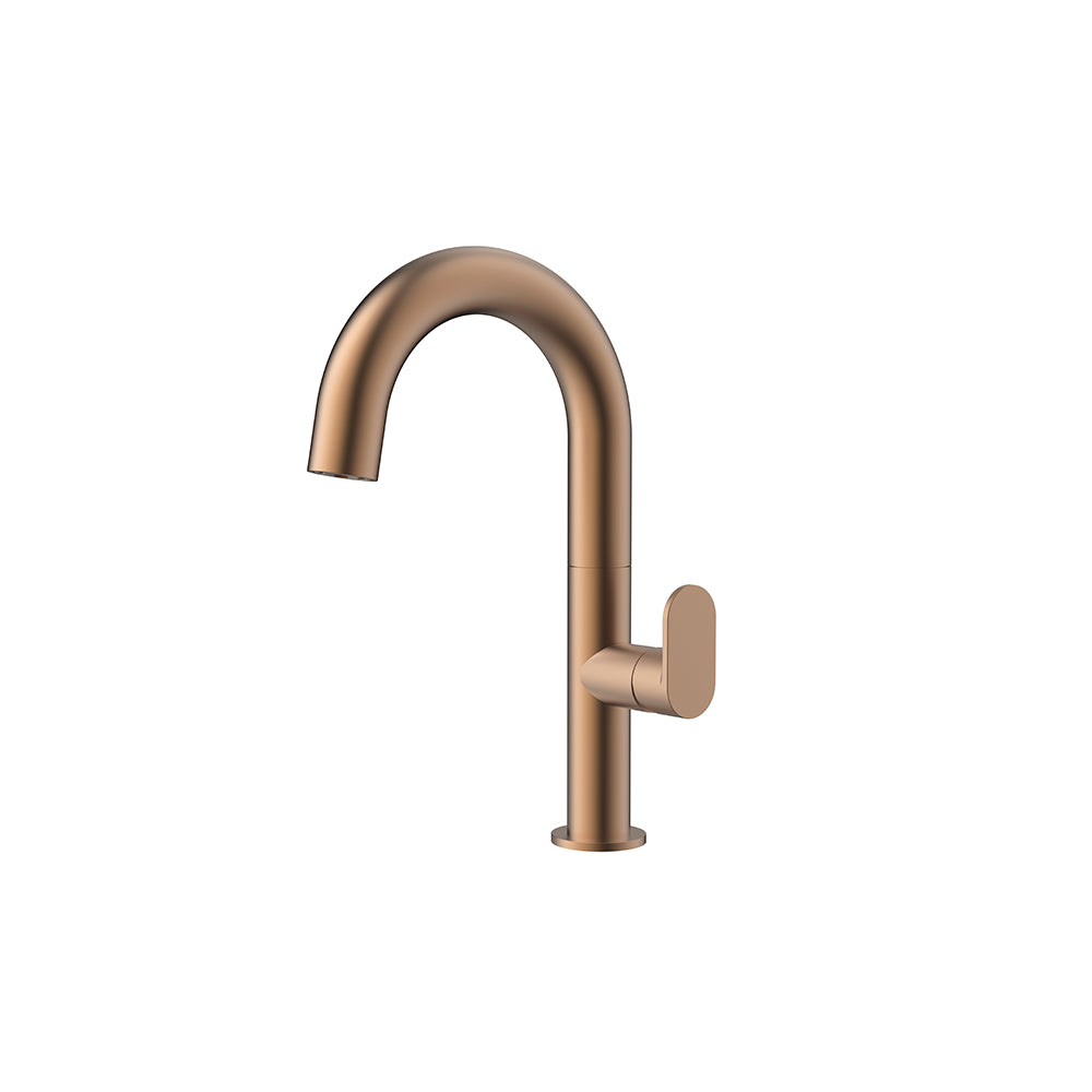 Orabella Oval Rose gold - Single lever basin mixer