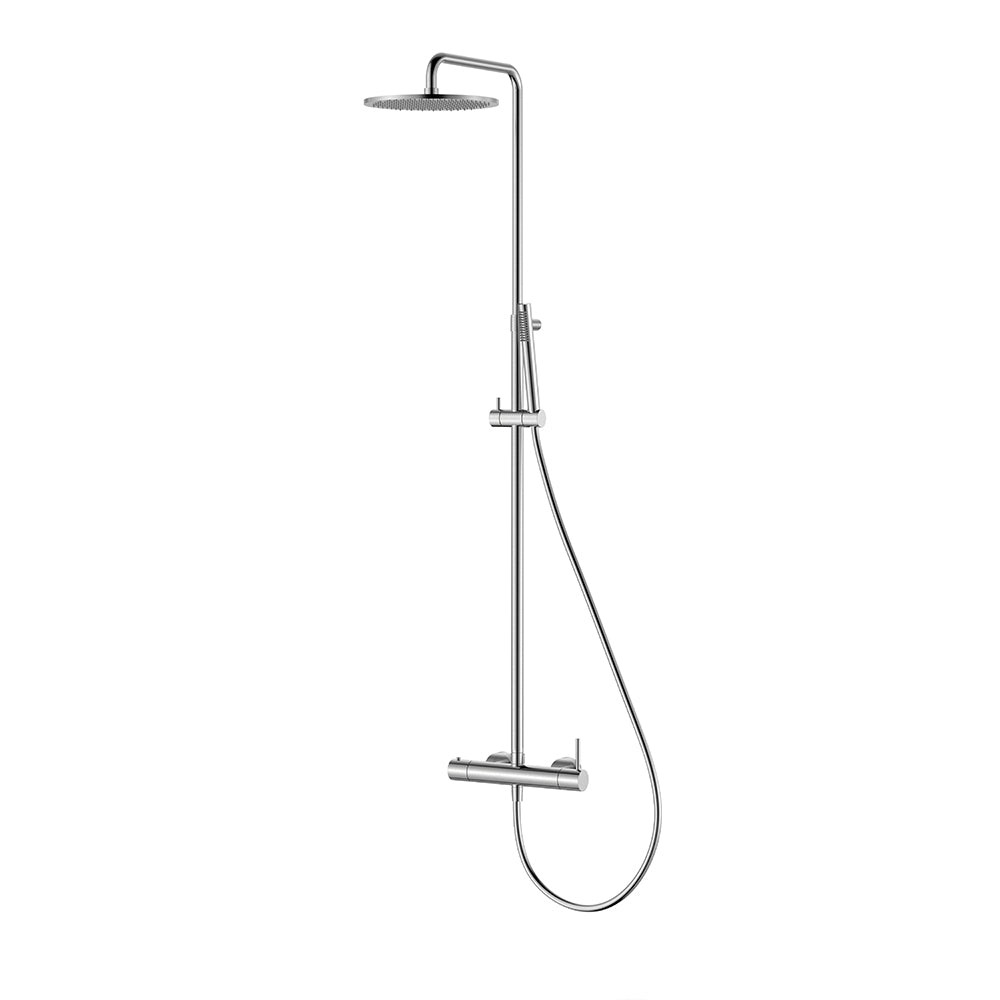 Orabella Steel 316 - Shower column with a circular shower head Ø250