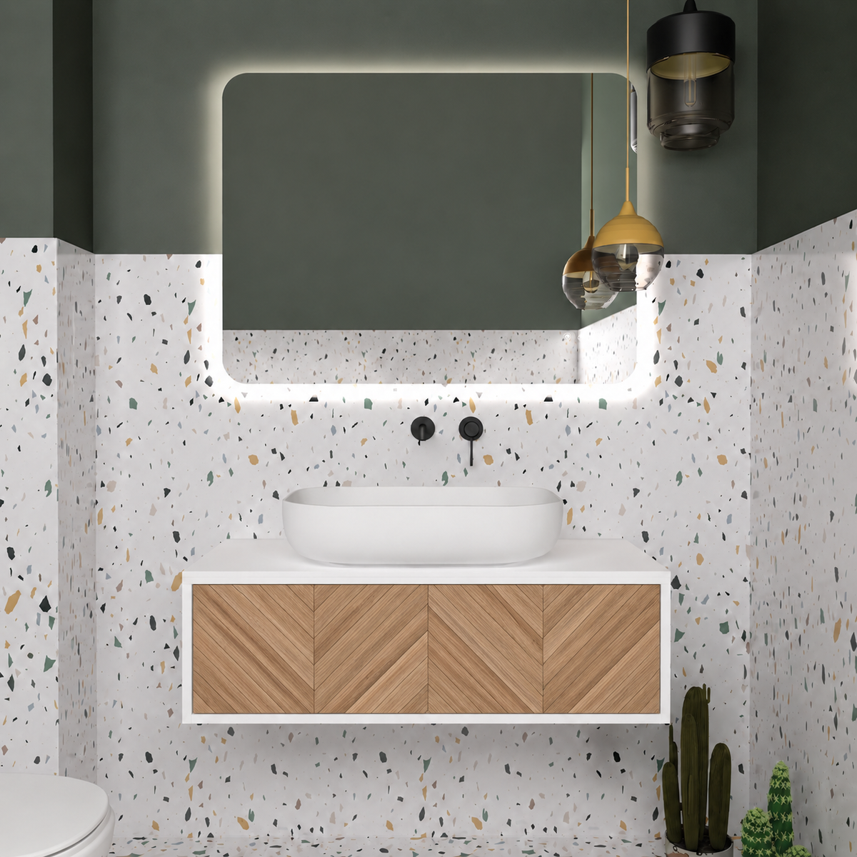 Drawer vanity; cabinet101; drawer270; white countertop