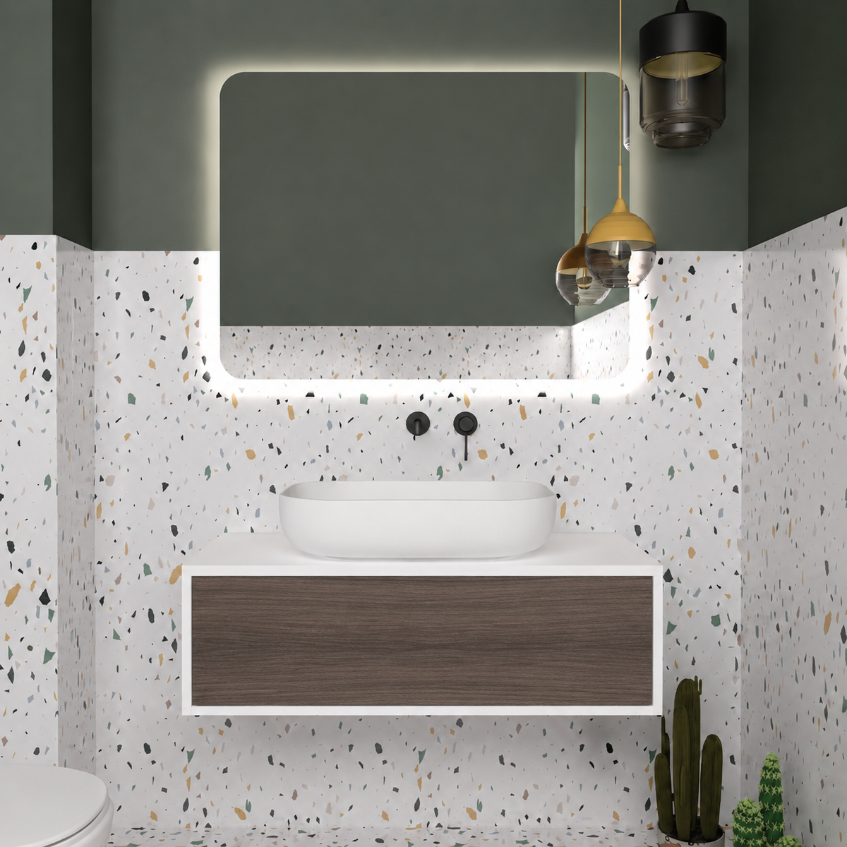 Drawer vanity; cabinet101; drawer399; white countertop
