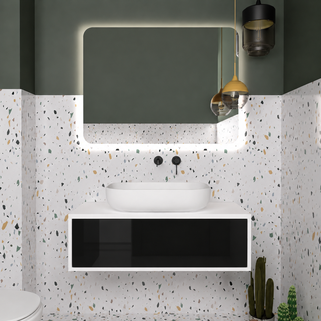 Drawer vanity; cabinet101; drawer6040; white countertop