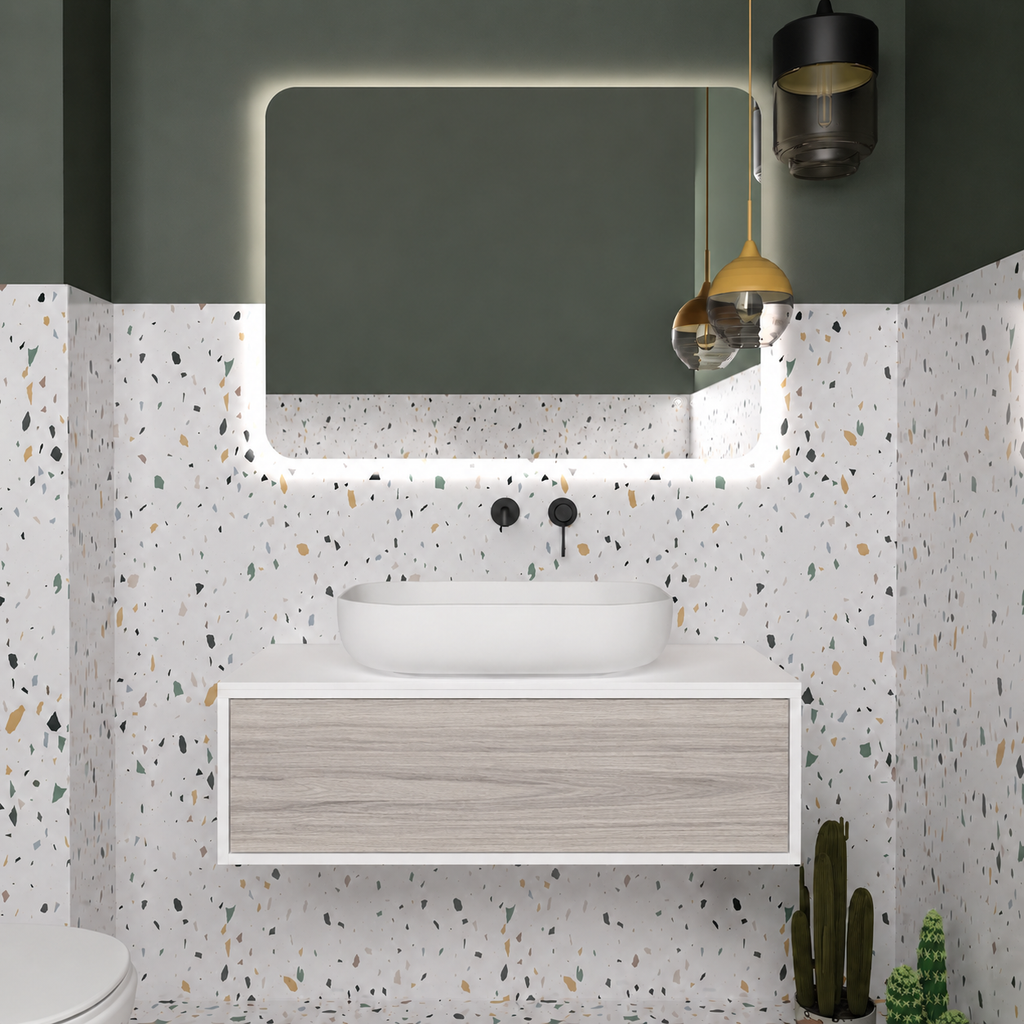 Drawer vanity; cabinet101; drawer719; white countertop