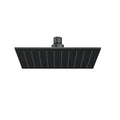 Square shower head 25Χ25 cm Black matt