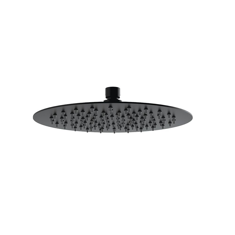 SS Circular shower head Ø250 Black matt