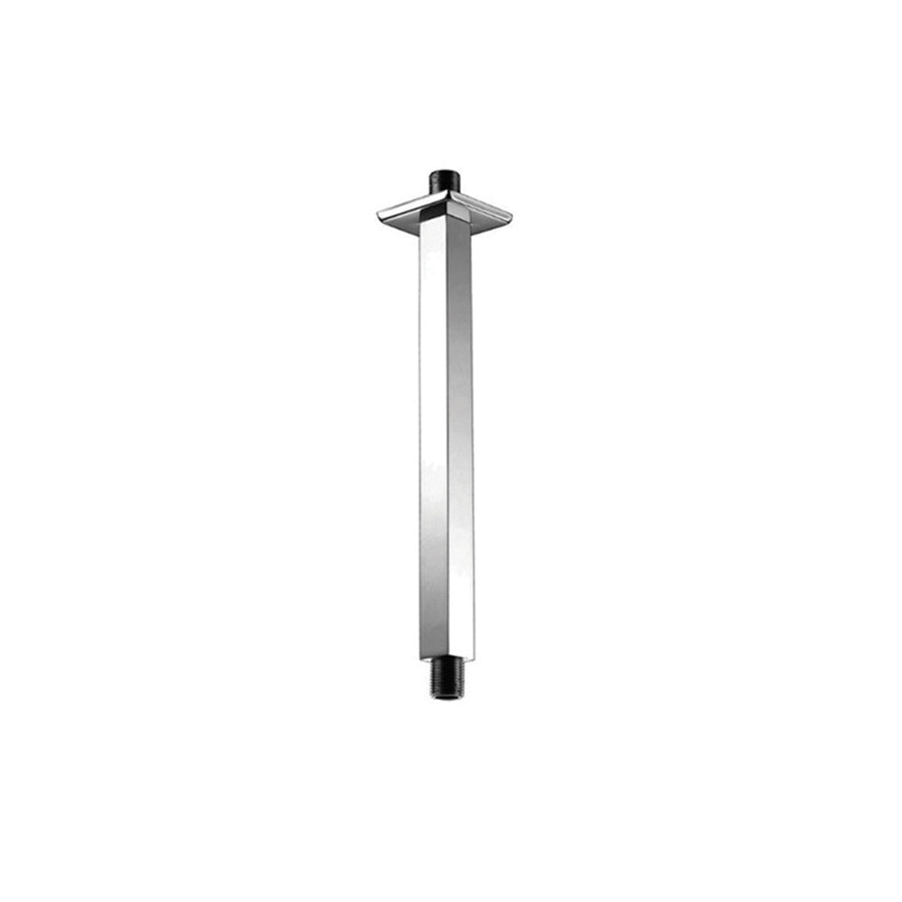 Square shower head ceiling extention arm 15 cm Chrome