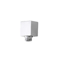 Square wall outlet elbow