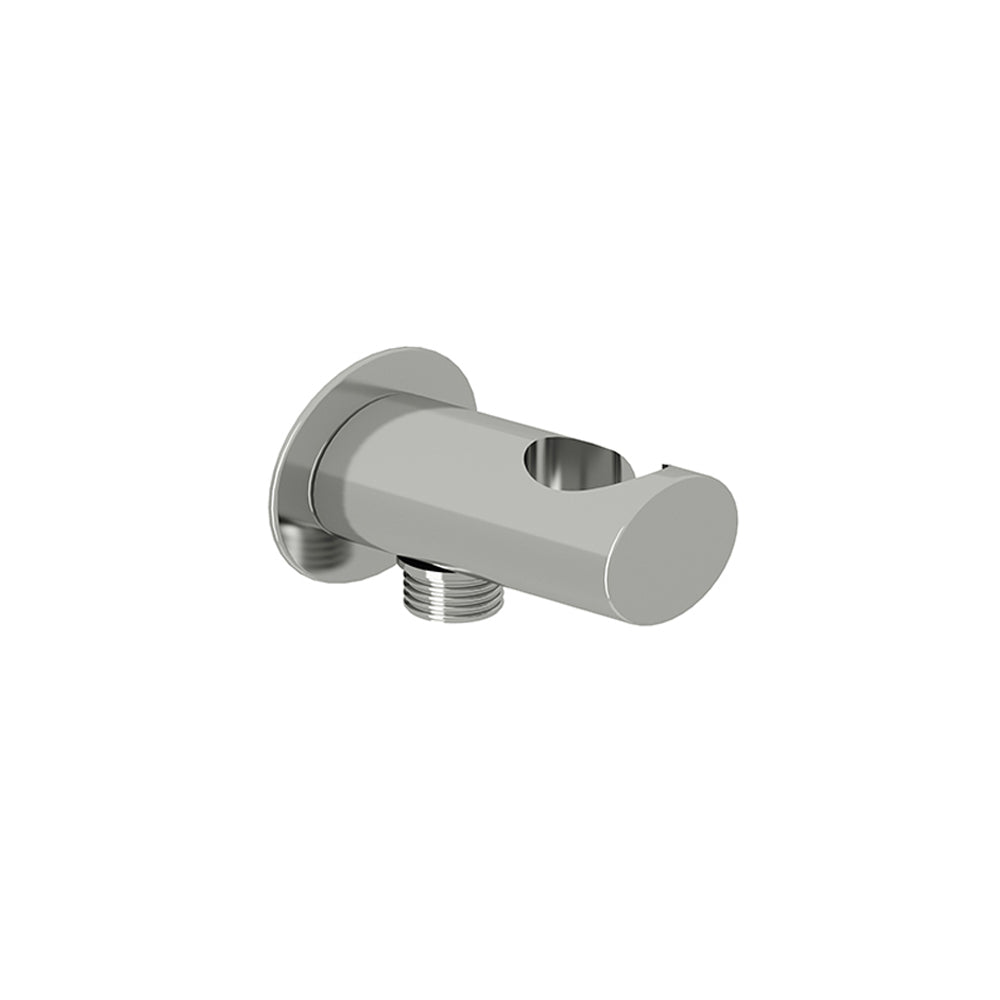 Circular shower holder with watersupply elbow shower outlet +2 colors