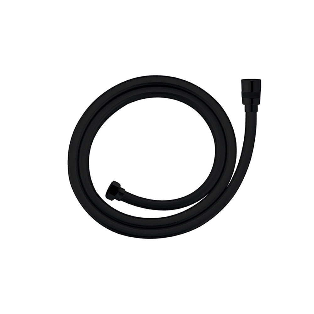 Smooth shower flex hose Black matt