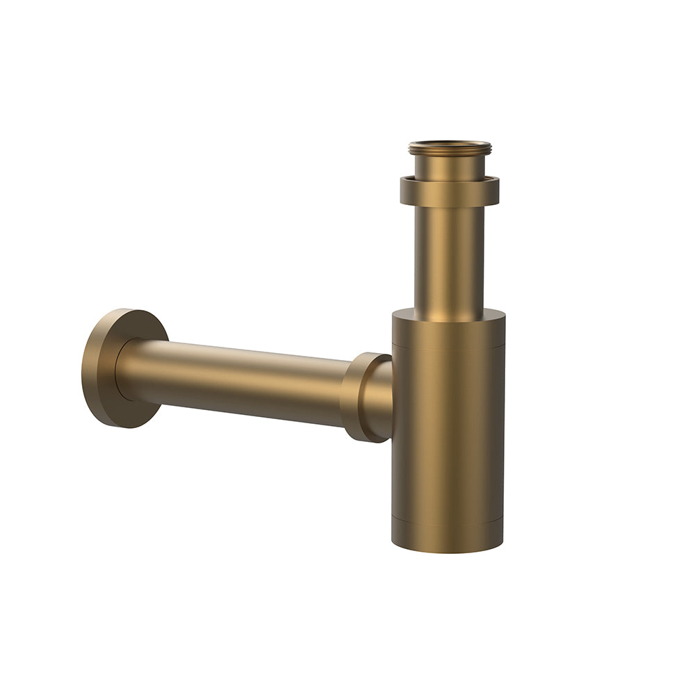L Shaped Gold - Basin drain trap