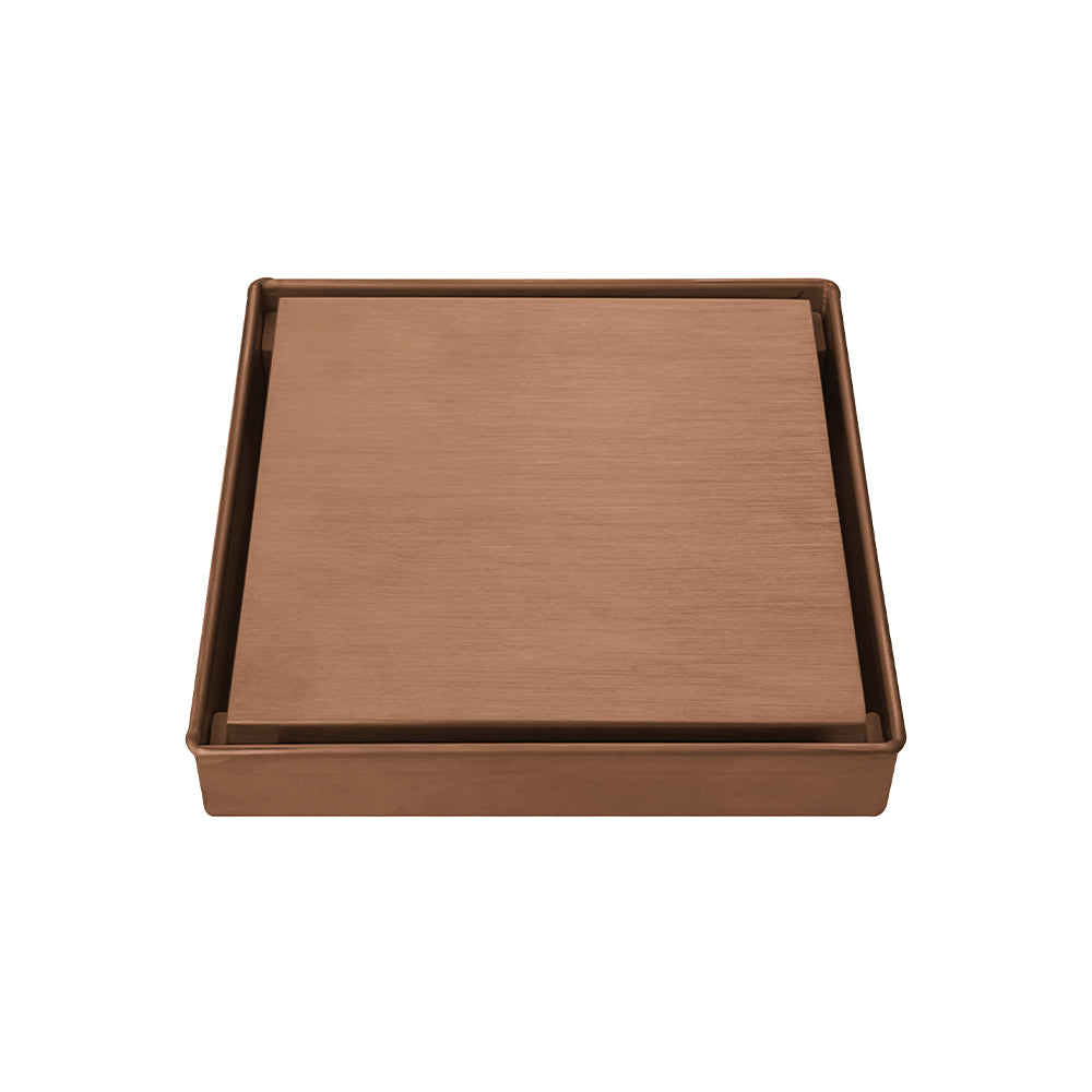 Square Rose gold - Floor drain