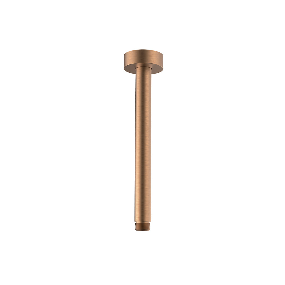 Circular shower head ceiling extention arm – 17 cm Rose gold