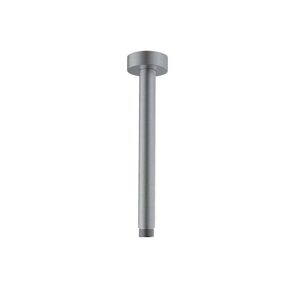 Circular shower head ceiling extention arm – 17 cm Gun metal light