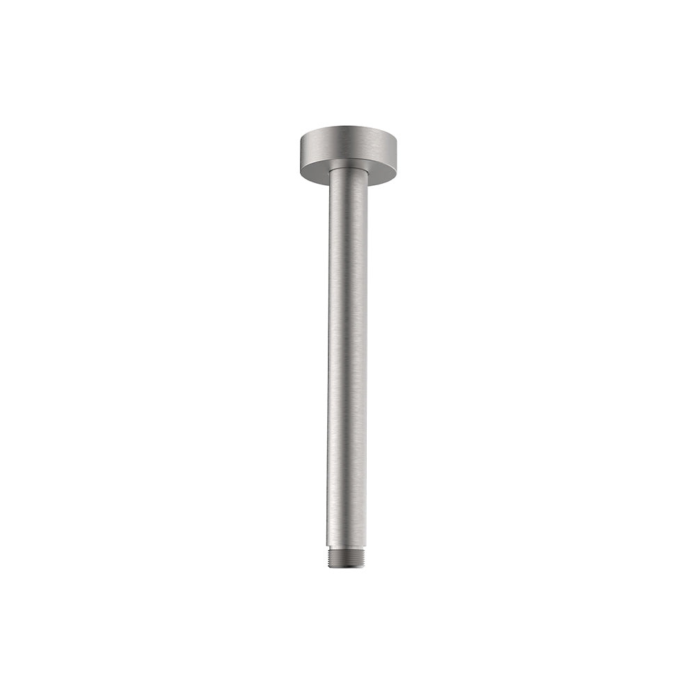 Circular shower head ceiling extention arm – 17 cm Brushed nickel