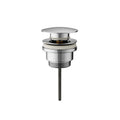 Universal click-clack basin waste Chrome