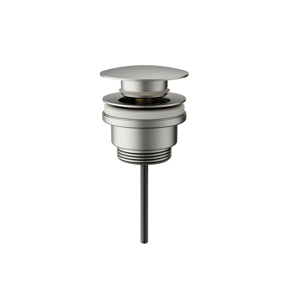 Universal click-clack basin waste Brushed nickel
