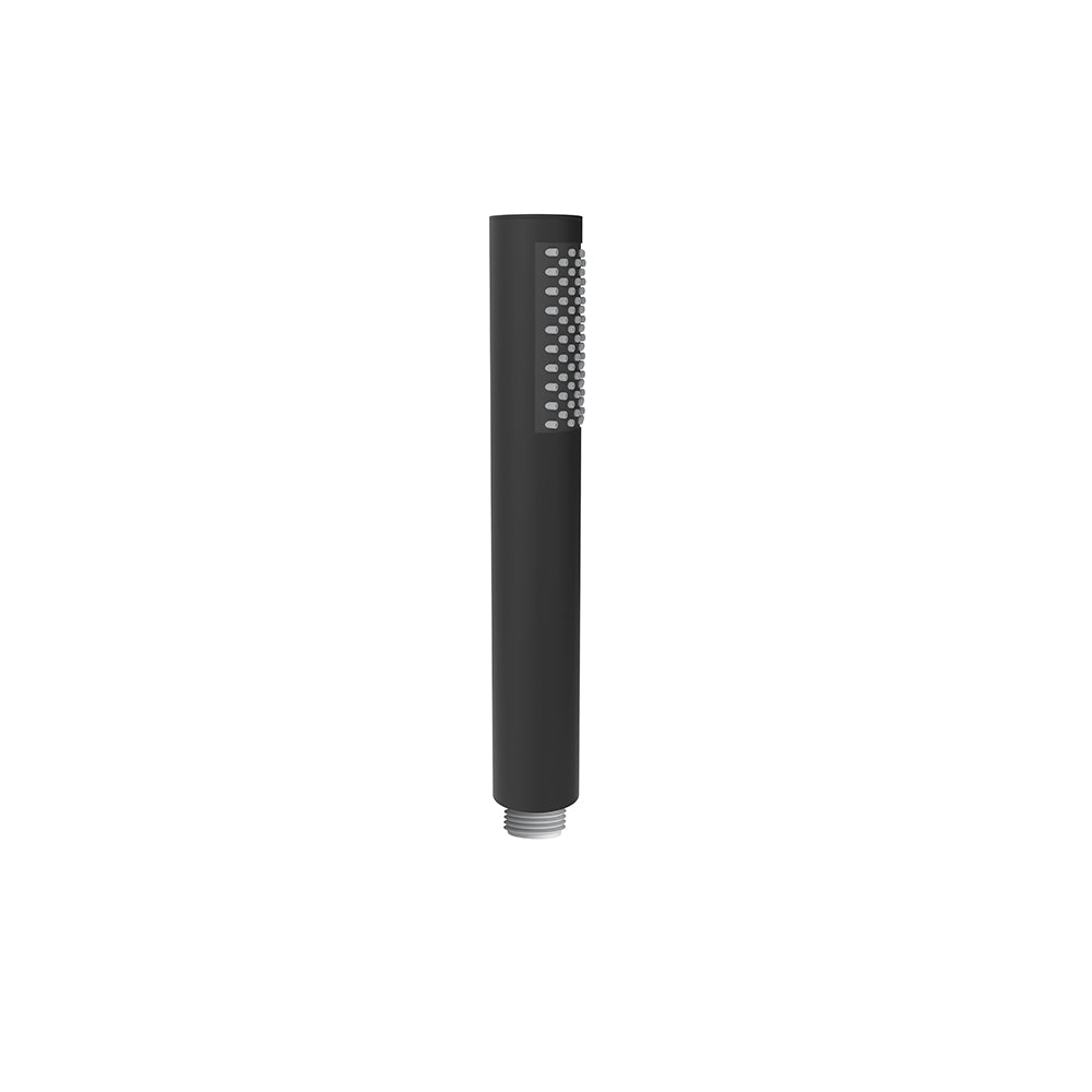 Round metalic hand shower Black matt