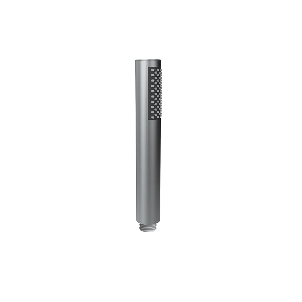 Round metalic hand shower Gun metal light