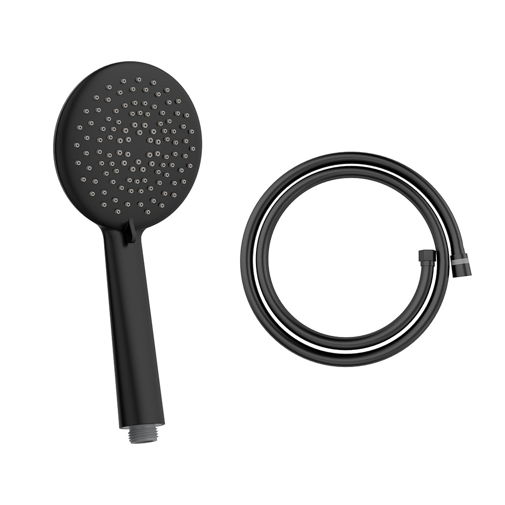 Shower Set - Raindance 3 jet hand shower and flex hose black matt