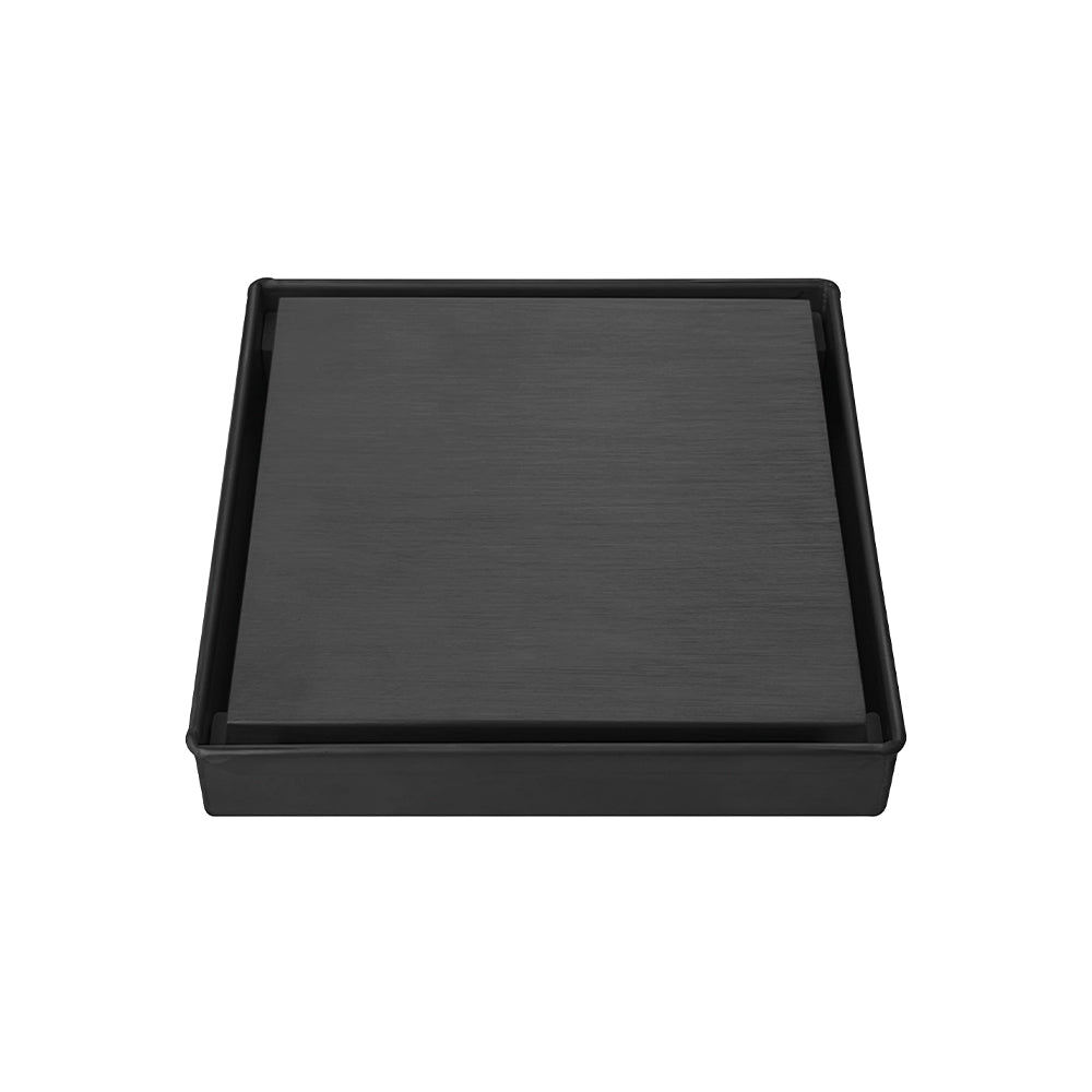 Square Black matt - Floor drain