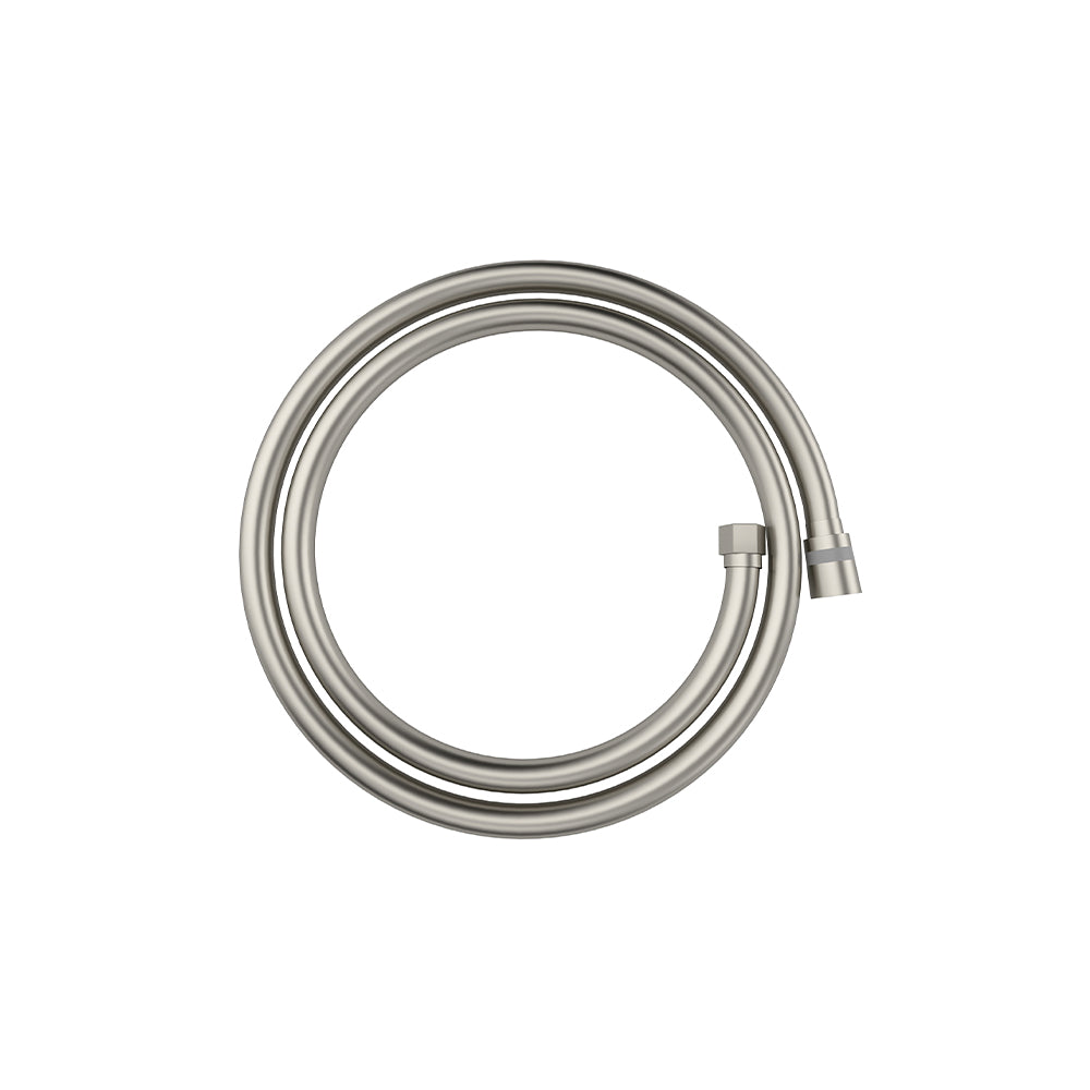 Smooth shower flex hose Brushed nickel