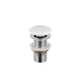 Universal click-clack basin waste Unslotted with ceramic top