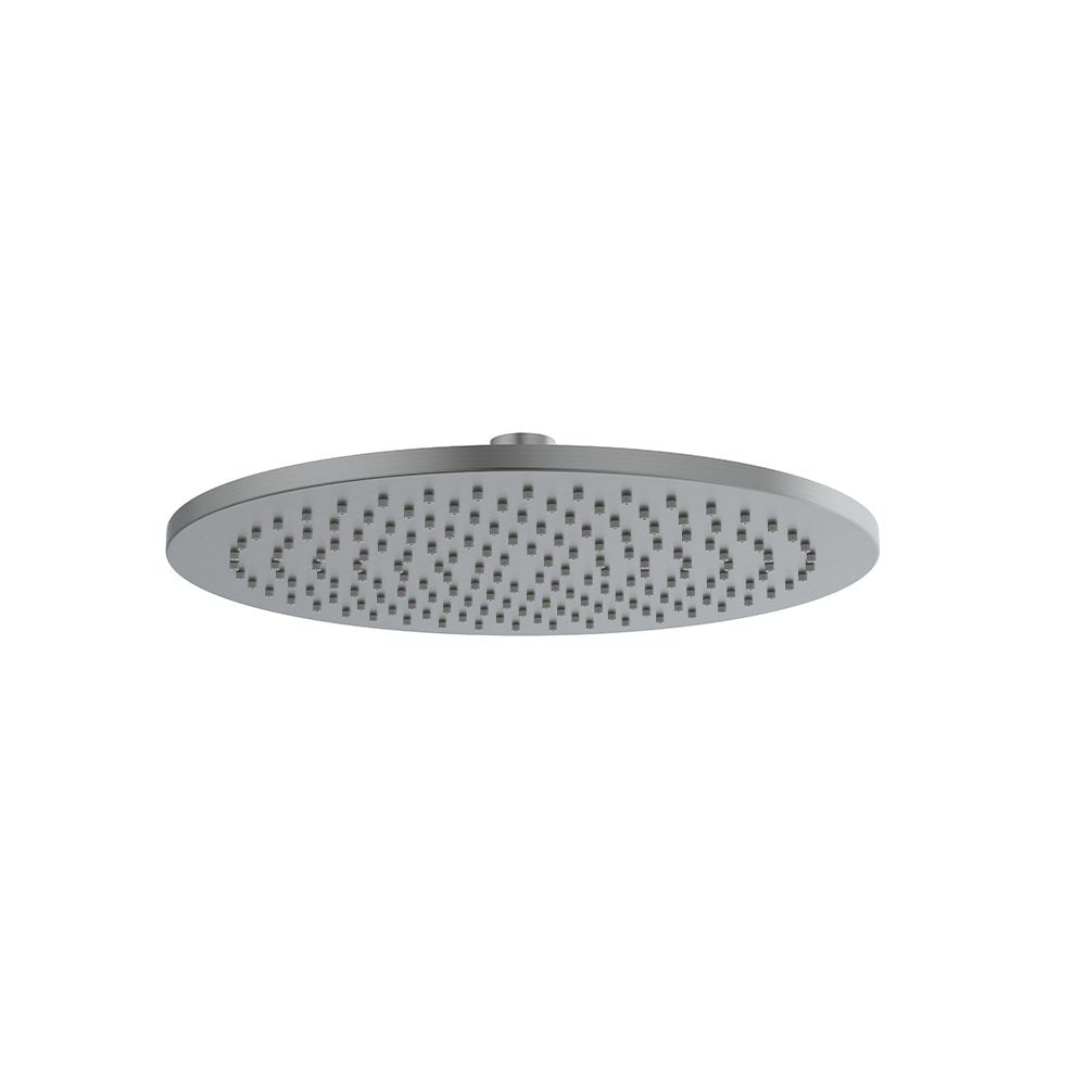 Circular shower head Ø250 Gun metal light