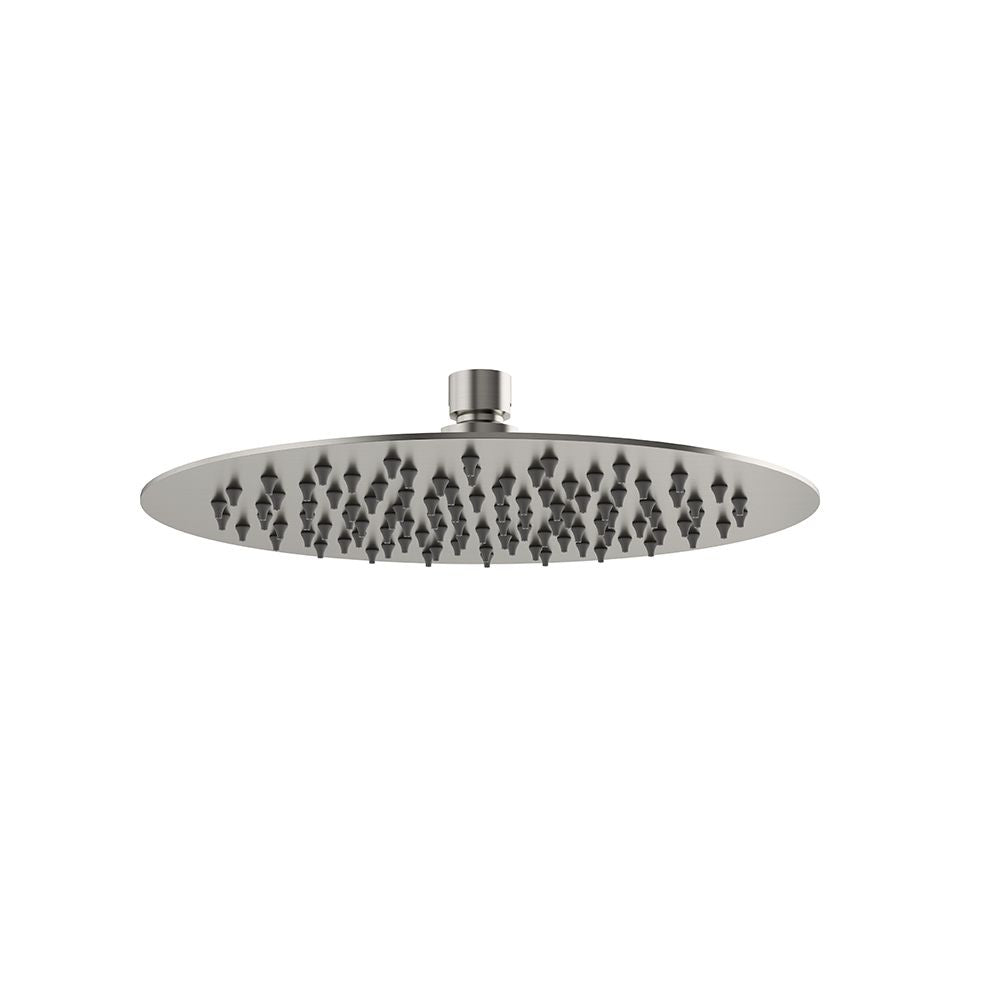SS Circular shower head Ø250 Brushed nickel