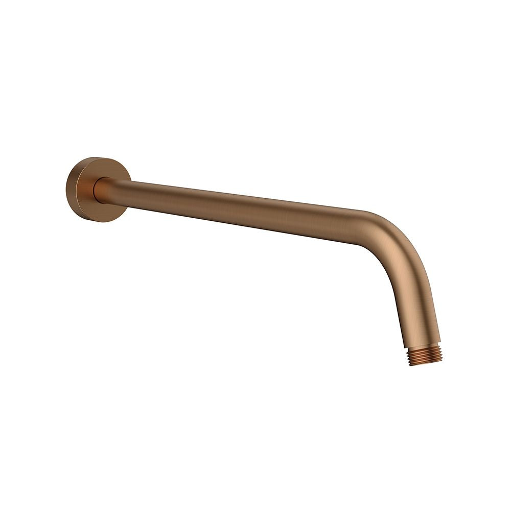 Circular shower head extention arm 40 cm - Brushed Rose Gold