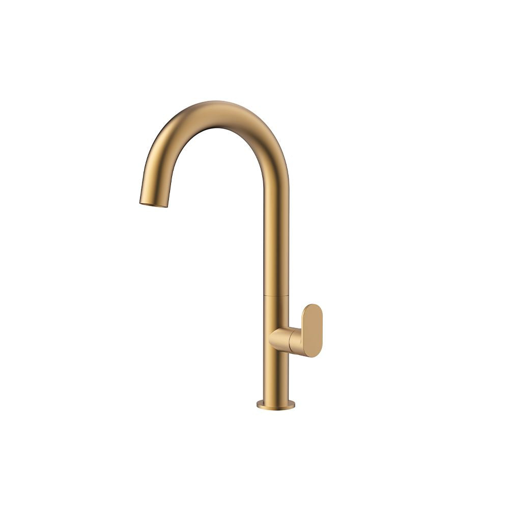 Orabella Oval Gold - Single lever kitchen mixer