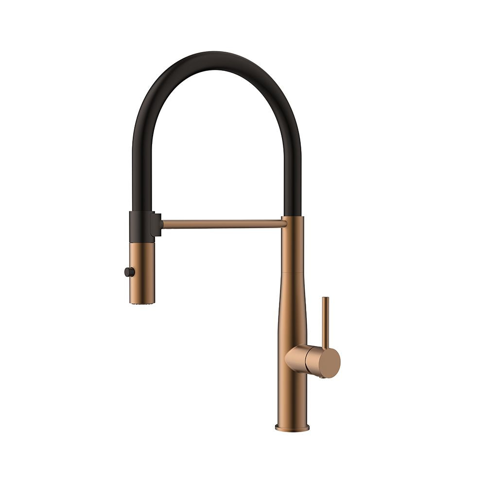 Orabella Bracket Rose Gold - Single lever kitchen mixer