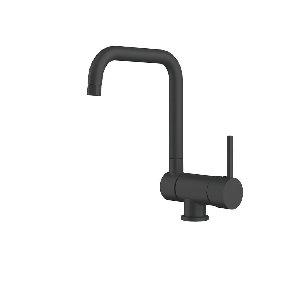 Orabella Nardo Black matt - Single lever folding kitchen mixer