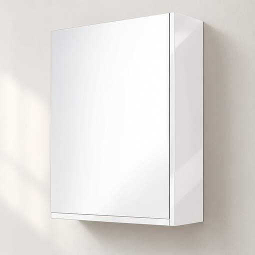 Orabella Single-Door Mirror Cabinet - Acrylic MDF 6010