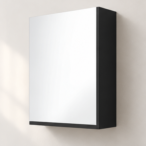 Orabella Single-Door Mirror Cabinet - Matt MDF 6090
