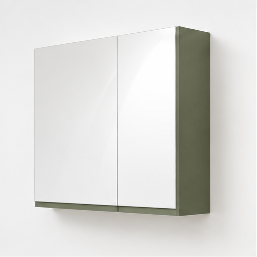 Orabella Asymmetrical Mirror Cabinet - Laminate 162