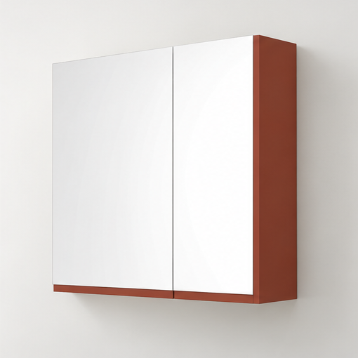 Orabella Asymmetrical Mirror Cabinet - Laminate 165