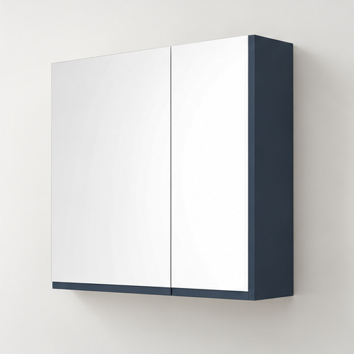 Orabella Asymmetrical Mirror Cabinet - Laminate 167
