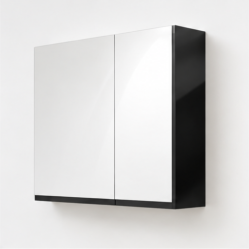 Orabella Asymmetrical Mirror Cabinet - Acrylic MDF 6040