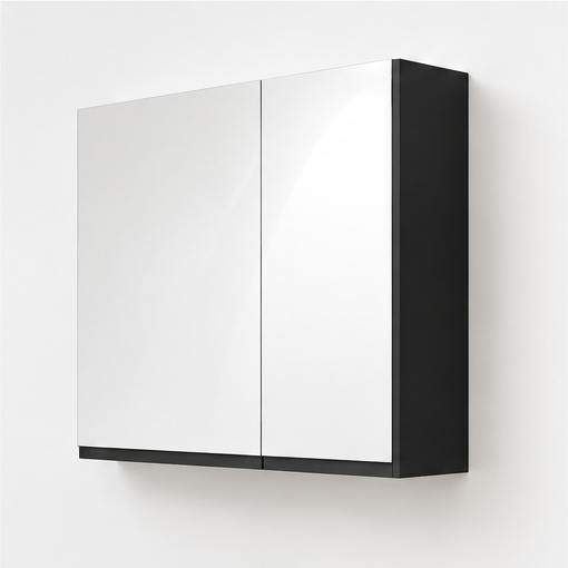 Orabella Asymmetrical Mirror Cabinet - Matt MDF 6090