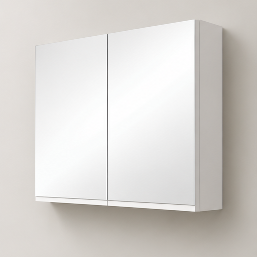 Orabella Symmetrical Mirror Cabinet - Laminate 101