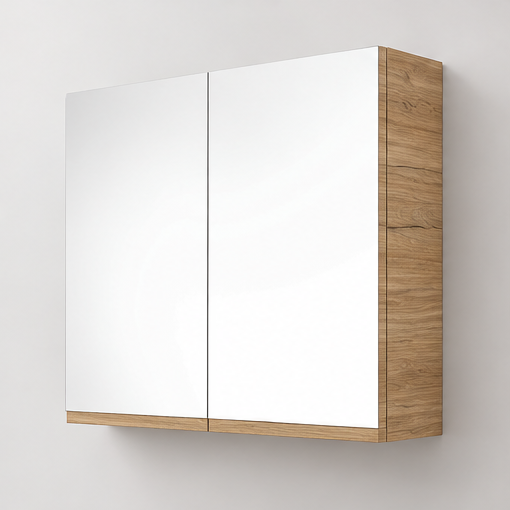 Orabella Symmetrical Mirror Cabinet - Laminate 331