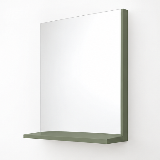Orabella Bathroom Mirror with Shelf - Laminate 162