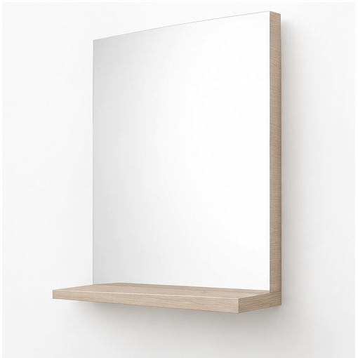 Orabella Bathroom Mirror with Shelf - Laminate 326