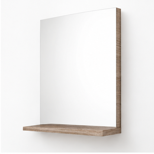 Orabella Bathroom Mirror with Shelf - Laminate 390