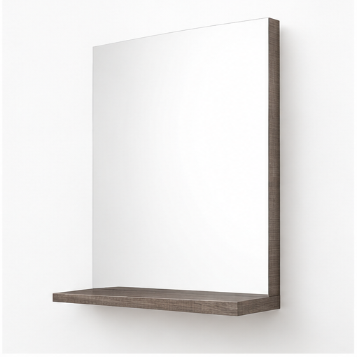 Orabella Bathroom Mirror with Shelf - Laminate 399