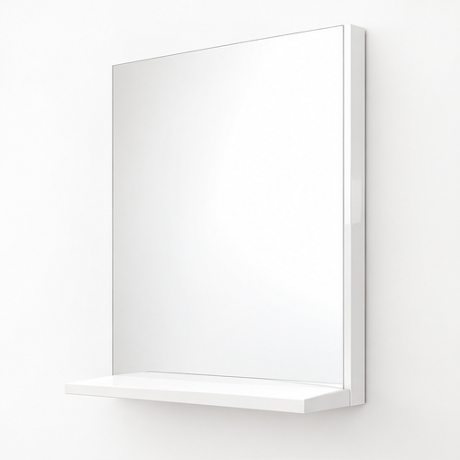 Orabella Bathroom Mirror with Shelf - Acrylic MDF 6010